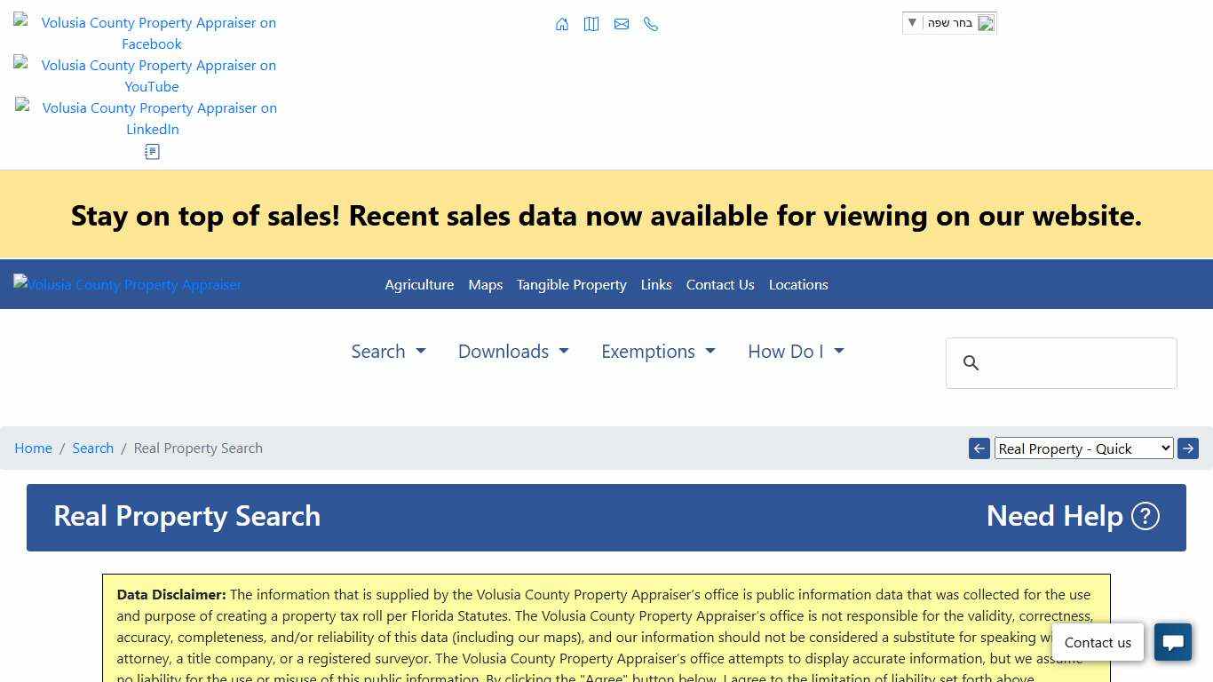 Real Property Search Volusia County Property Appraiser's Office