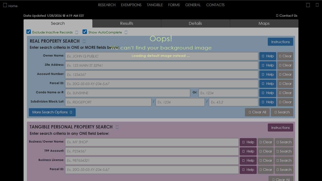 BCPAO - Property Search